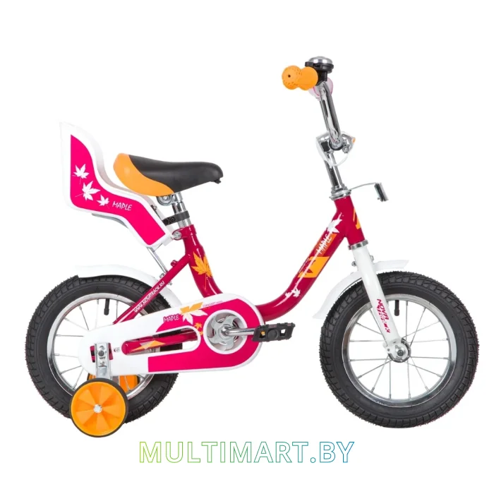 Детский велосипед Novatrack Maple 124MAPLE.RD9 (красный/белый, 2019)